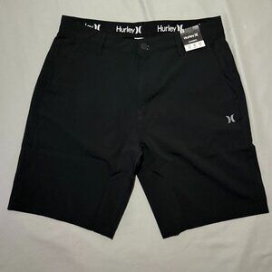 Hurley All Terrain Hybrid Walk Short Black Size 32 Black  NWT